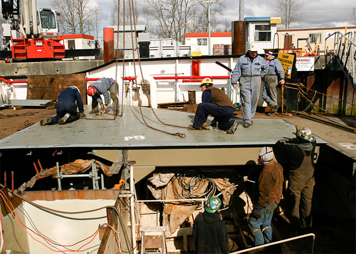 Deck Replacement Project of the MV Powell River Queen